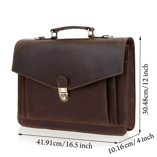 Carlisle Leather Messenger Bag For Men