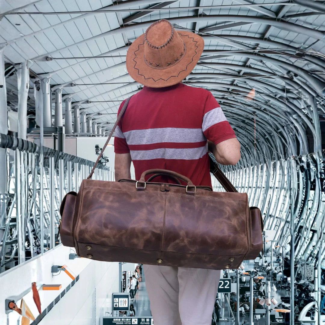 The Overnight Leather Duffle Bag