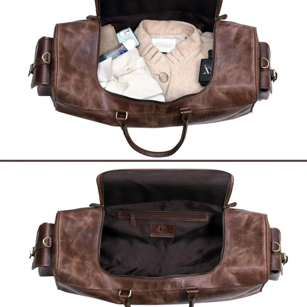 The Overnight Leather Duffle Bag