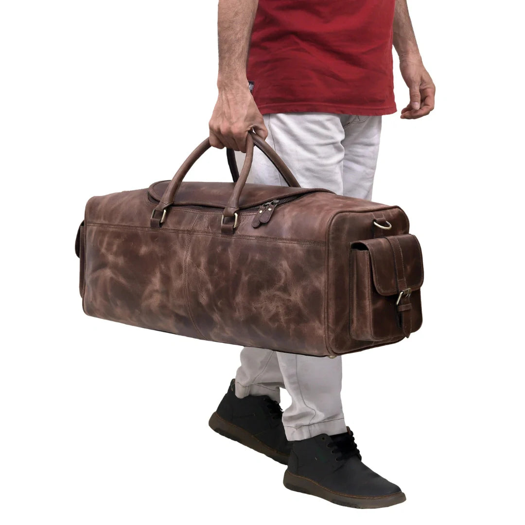 The Overnight Leather Duffle Bag
