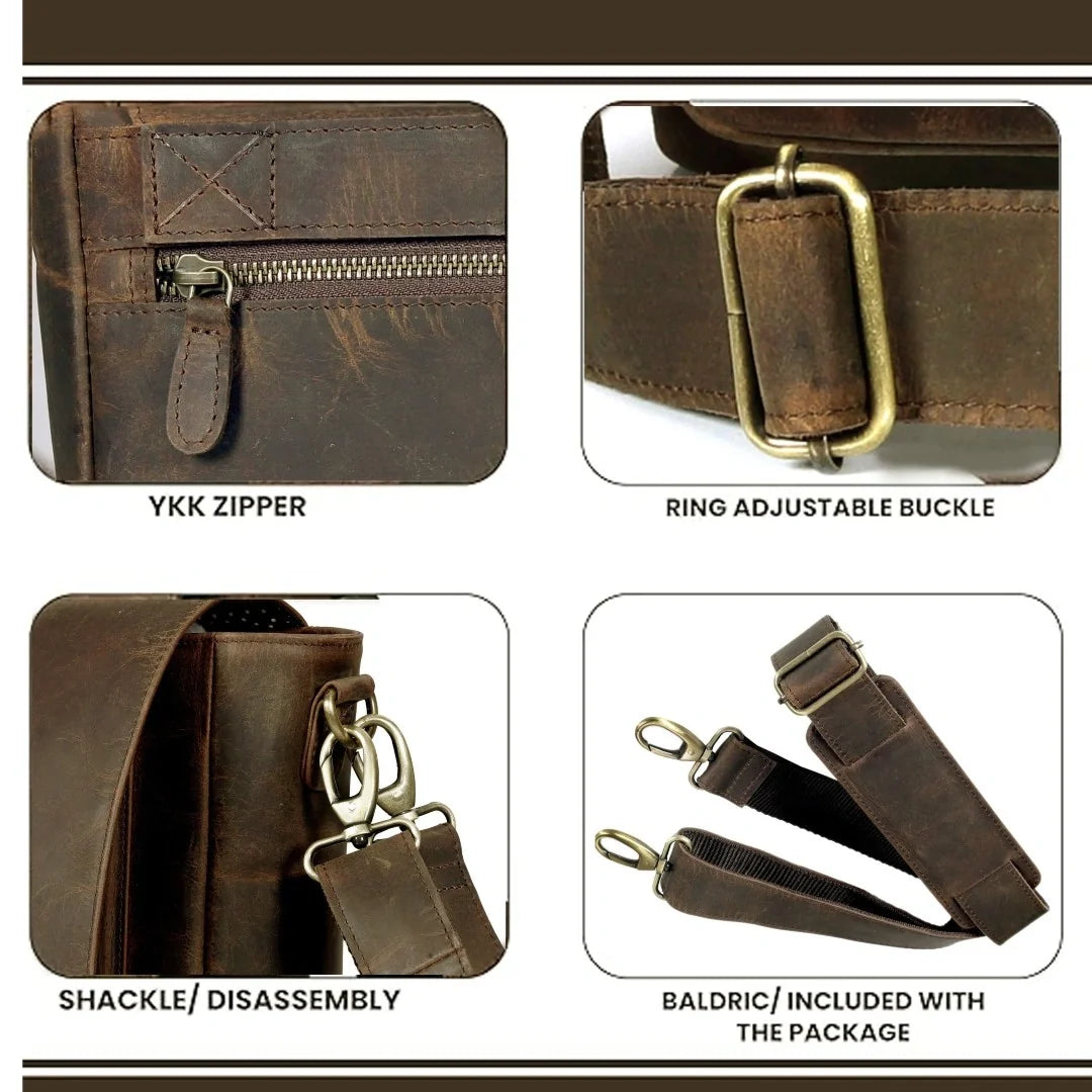 His & Hers Full Grain Leather Combo