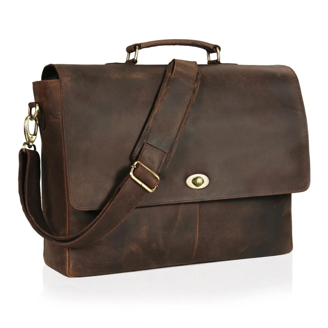 His & Hers Full Grain Leather Combo