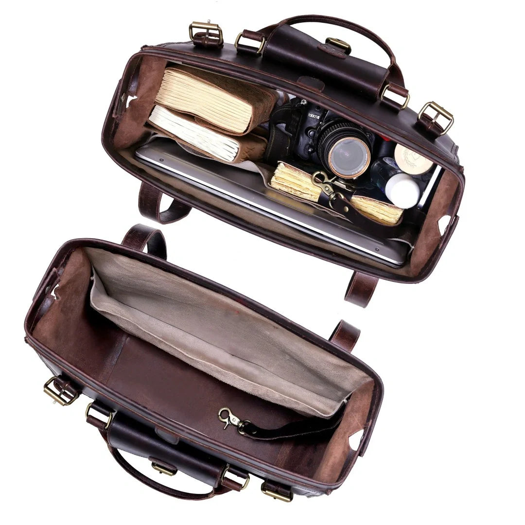 The Signature Leather Briefcase