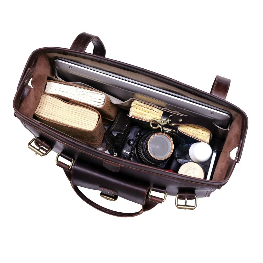 The Signature Leather Briefcase