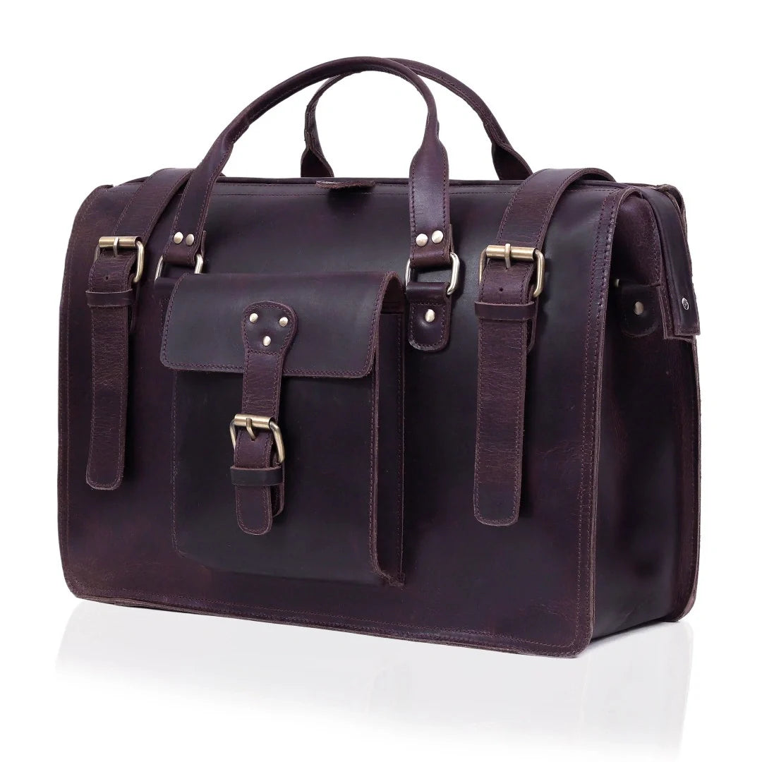 The Signature Leather Briefcase
