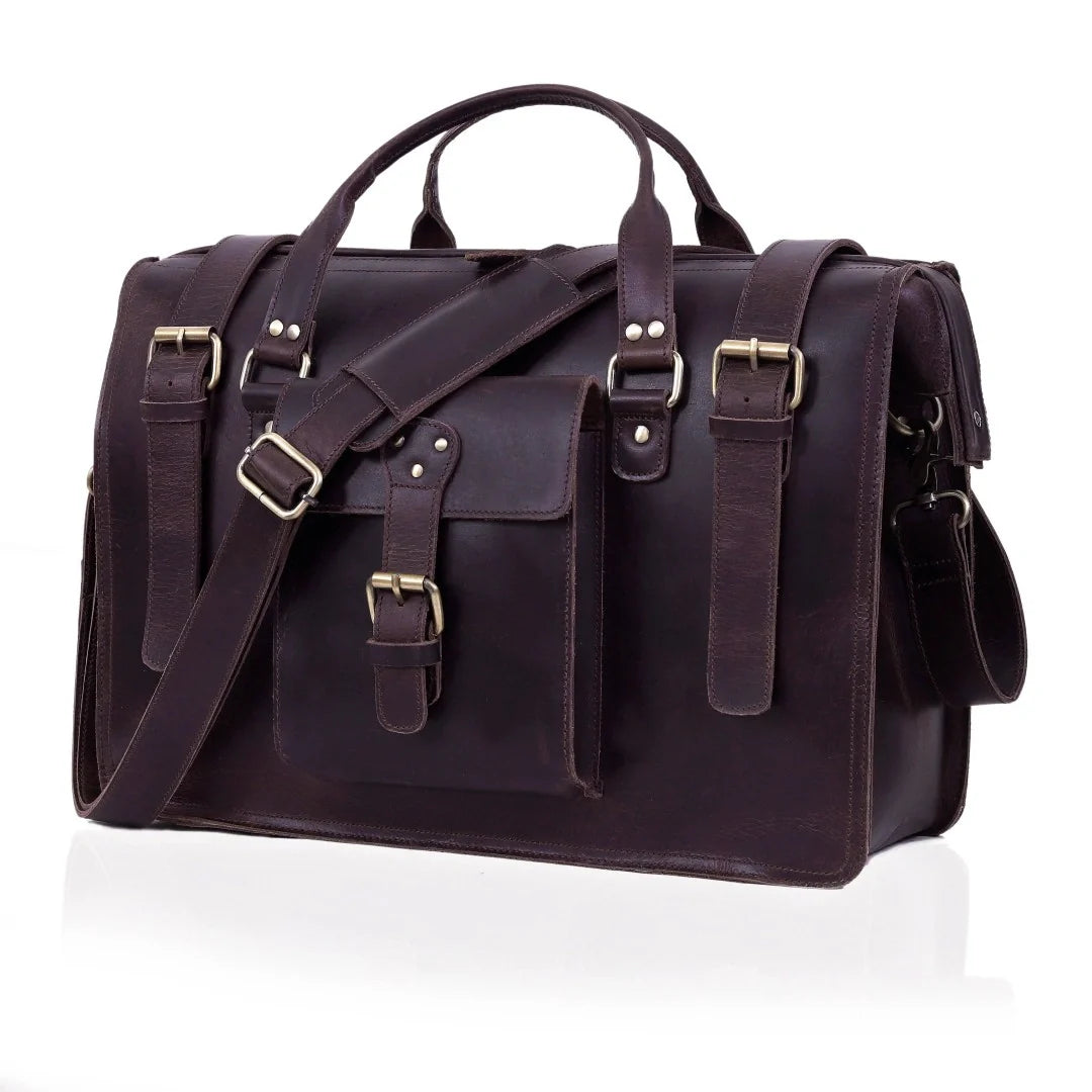 The Signature Leather Briefcase