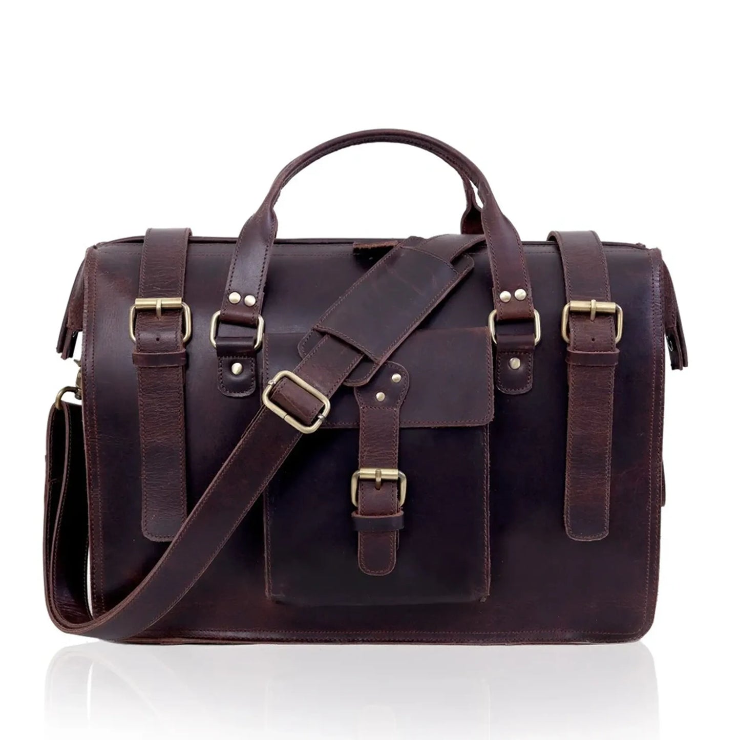 The Signature Leather Briefcase