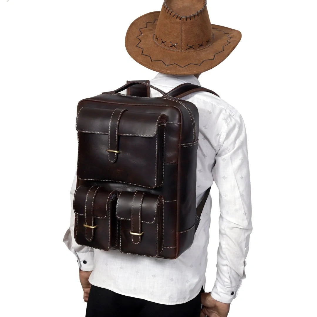 The Sprint Leather Backpack