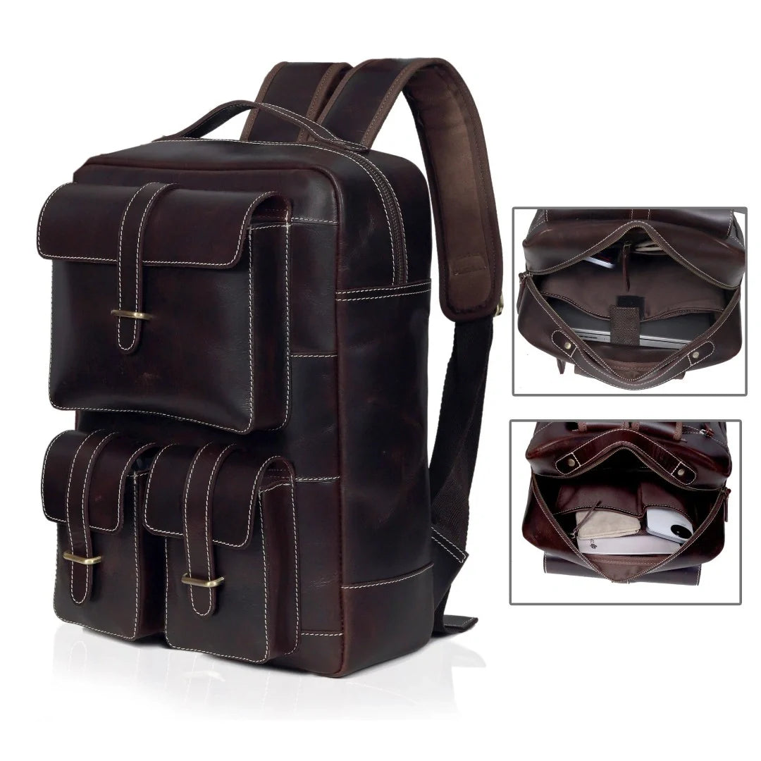 The Sprint Leather Backpack
