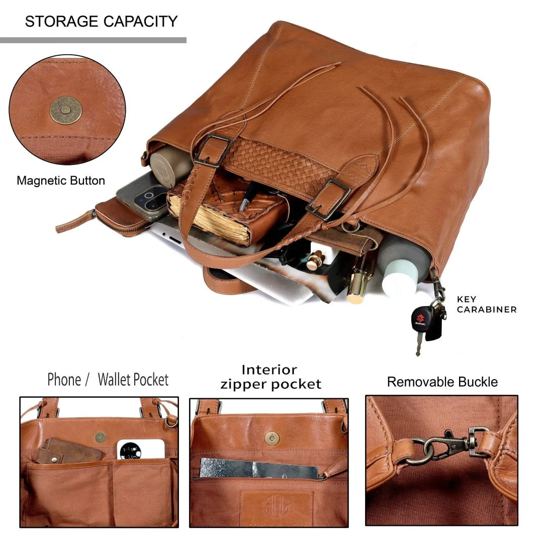 The Sunrise Leather Tote