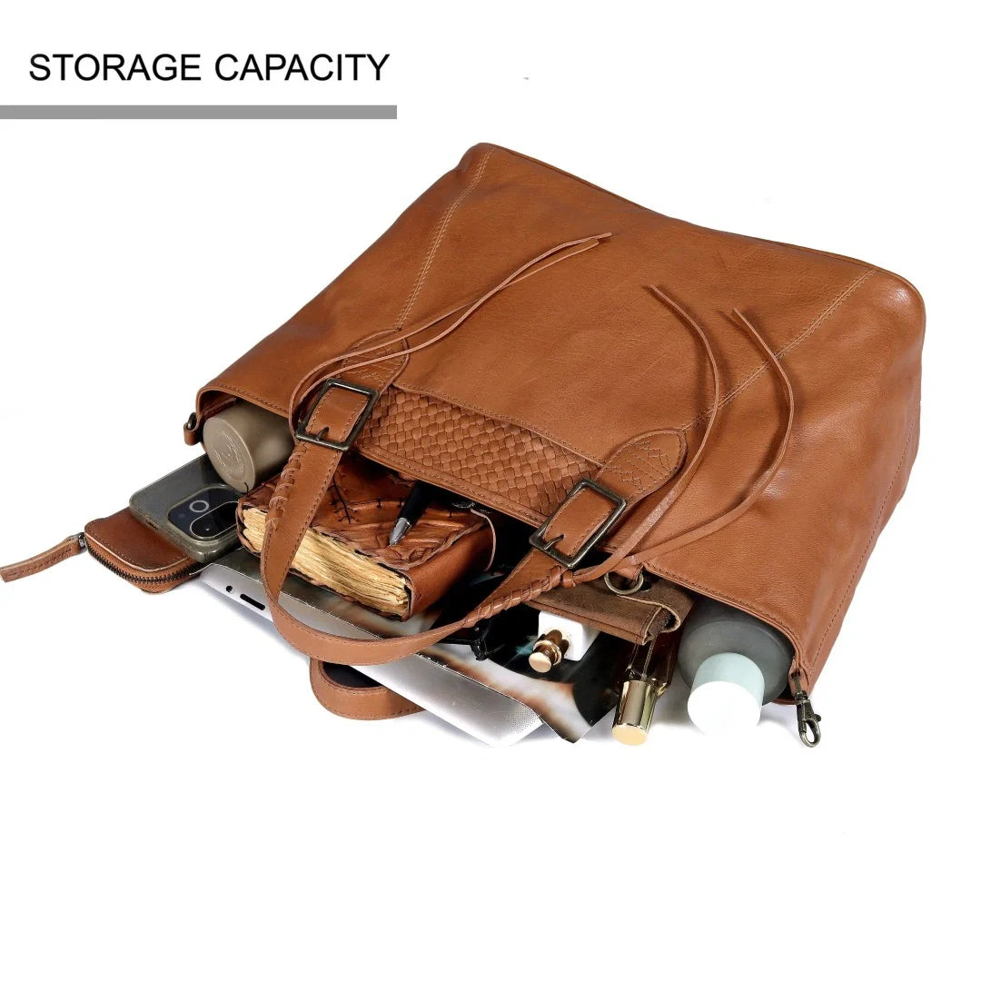 The Sunrise Leather Tote