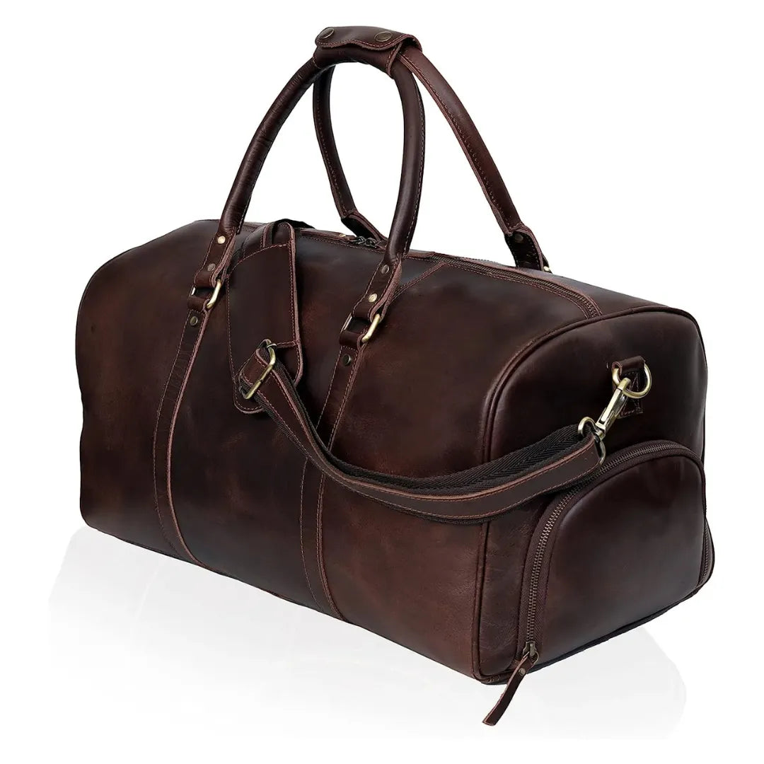 The Unesco Leather Duffle Bag