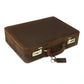 The Vintage Buffalo Leather hard shell attachéd Case Briefcase