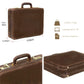 The Vintage Buffalo Leather hard shell attachéd Case Briefcase