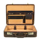The Vintage Buffalo Leather hard shell attachéd Case Briefcase