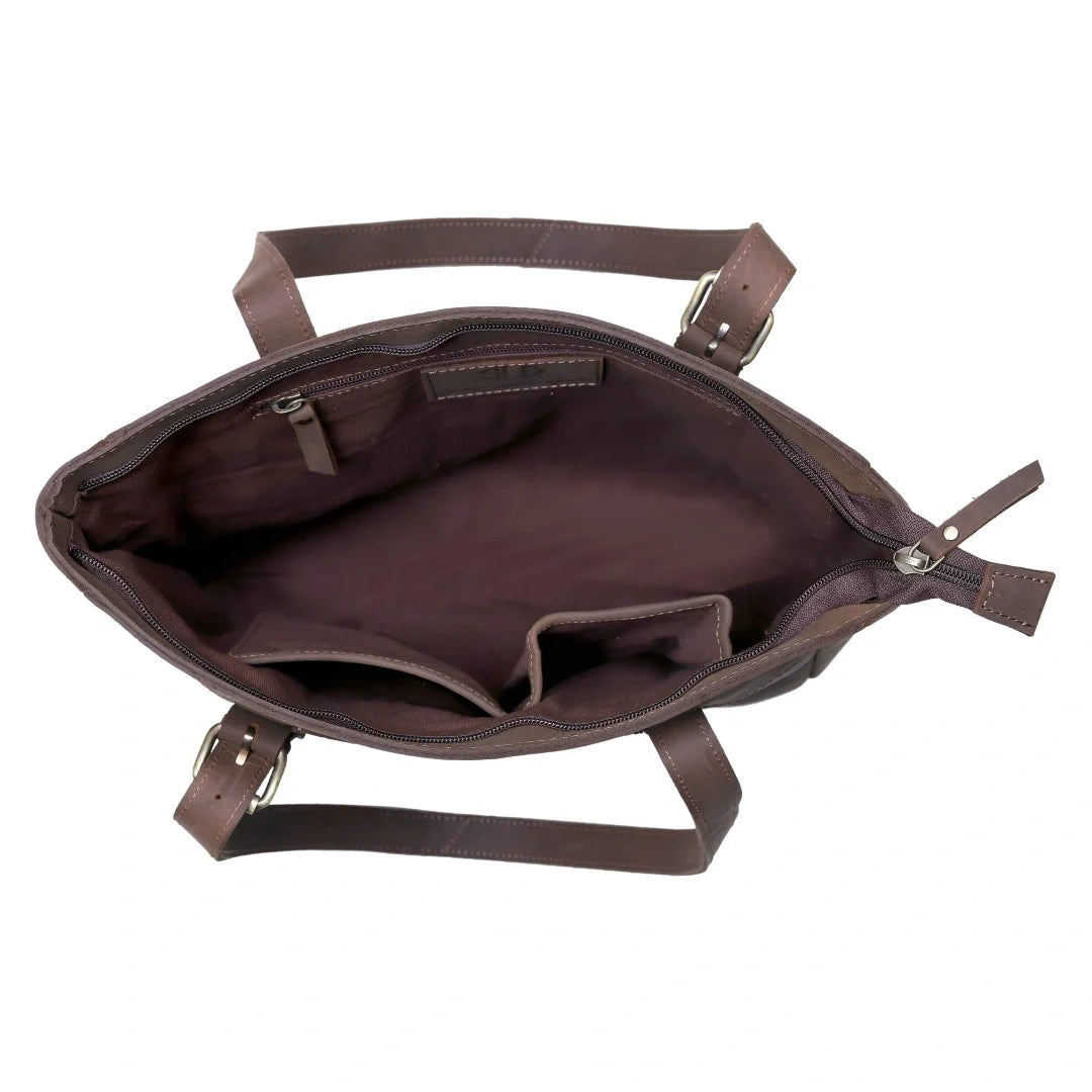 The Vintage classic Buffalo Leather Tote