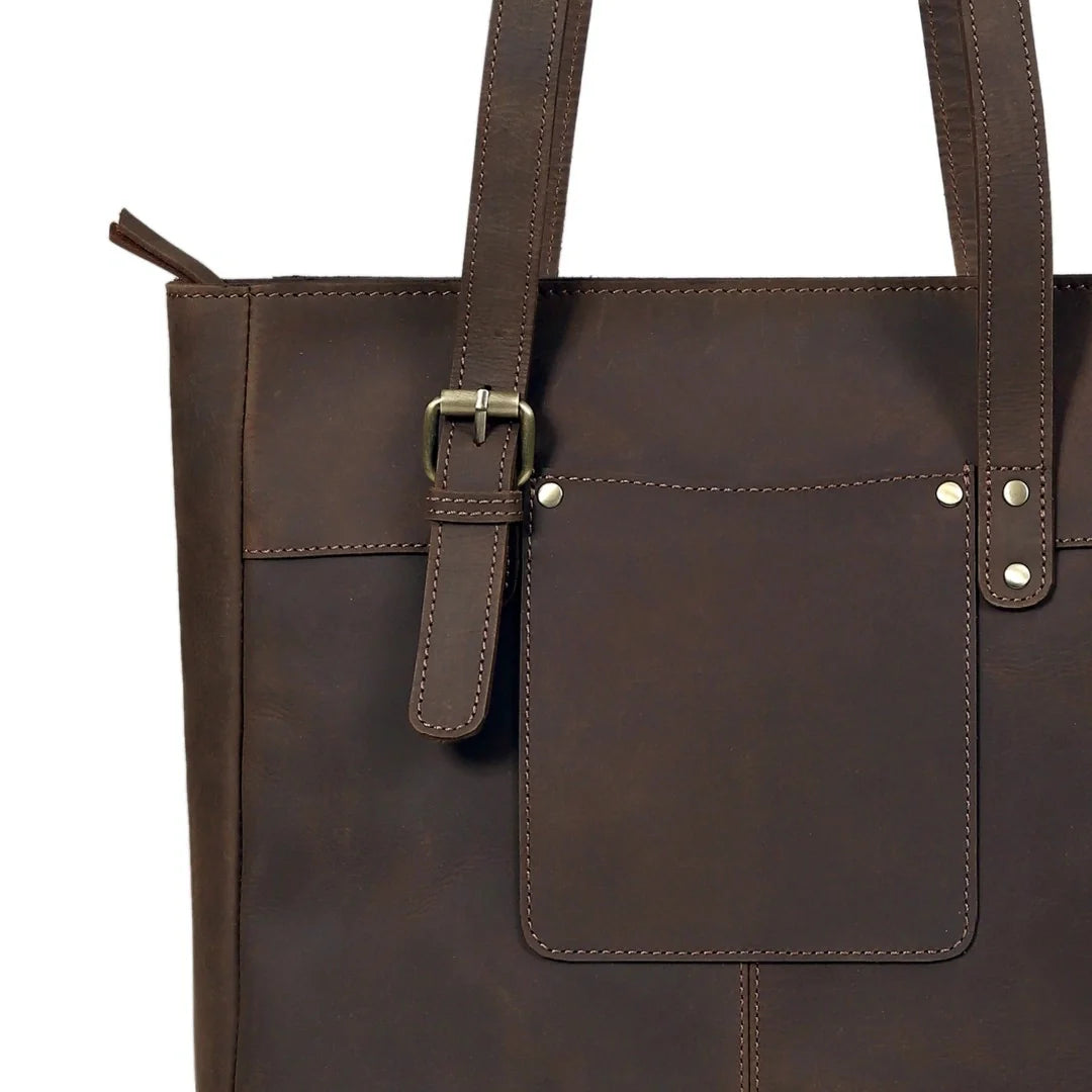 The Vintage classic Buffalo Leather Tote