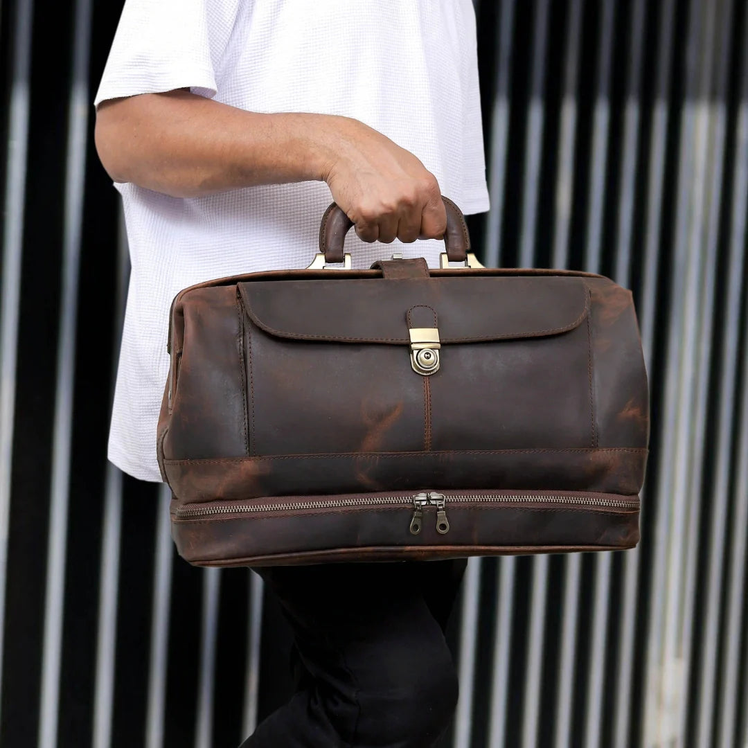 The Vintage Leather Briefcase Doctor Bag