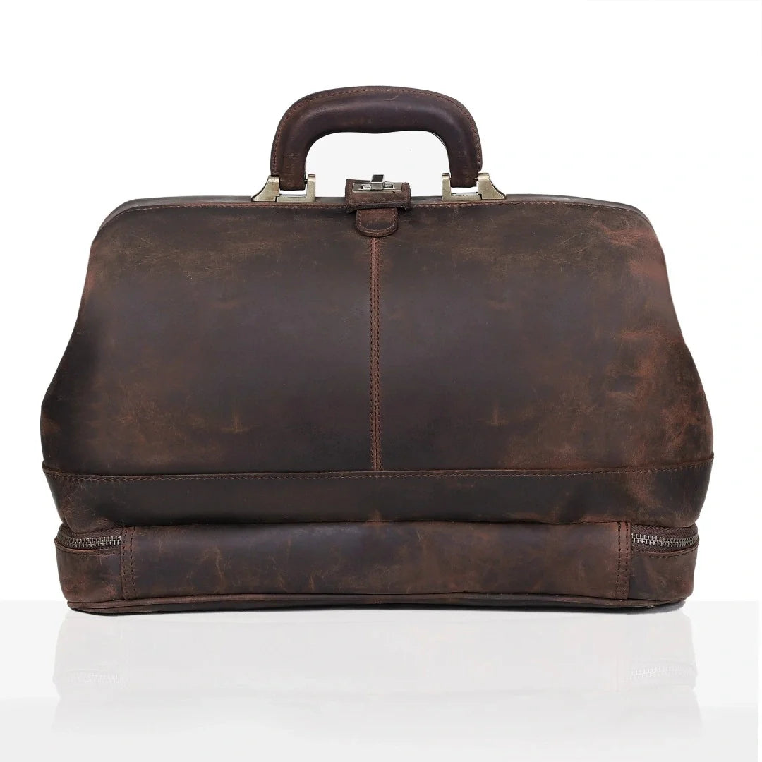 The Vintage Leather Briefcase Doctor Bag