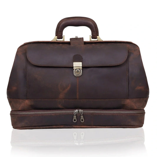 The Vintage Leather Briefcase Doctor Bag