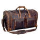 Vintage Radiant Buffalo Leather Duffle Bag