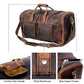 The Drifter Duo - Buffalo Leather Duffle Bag & Backpack Combo